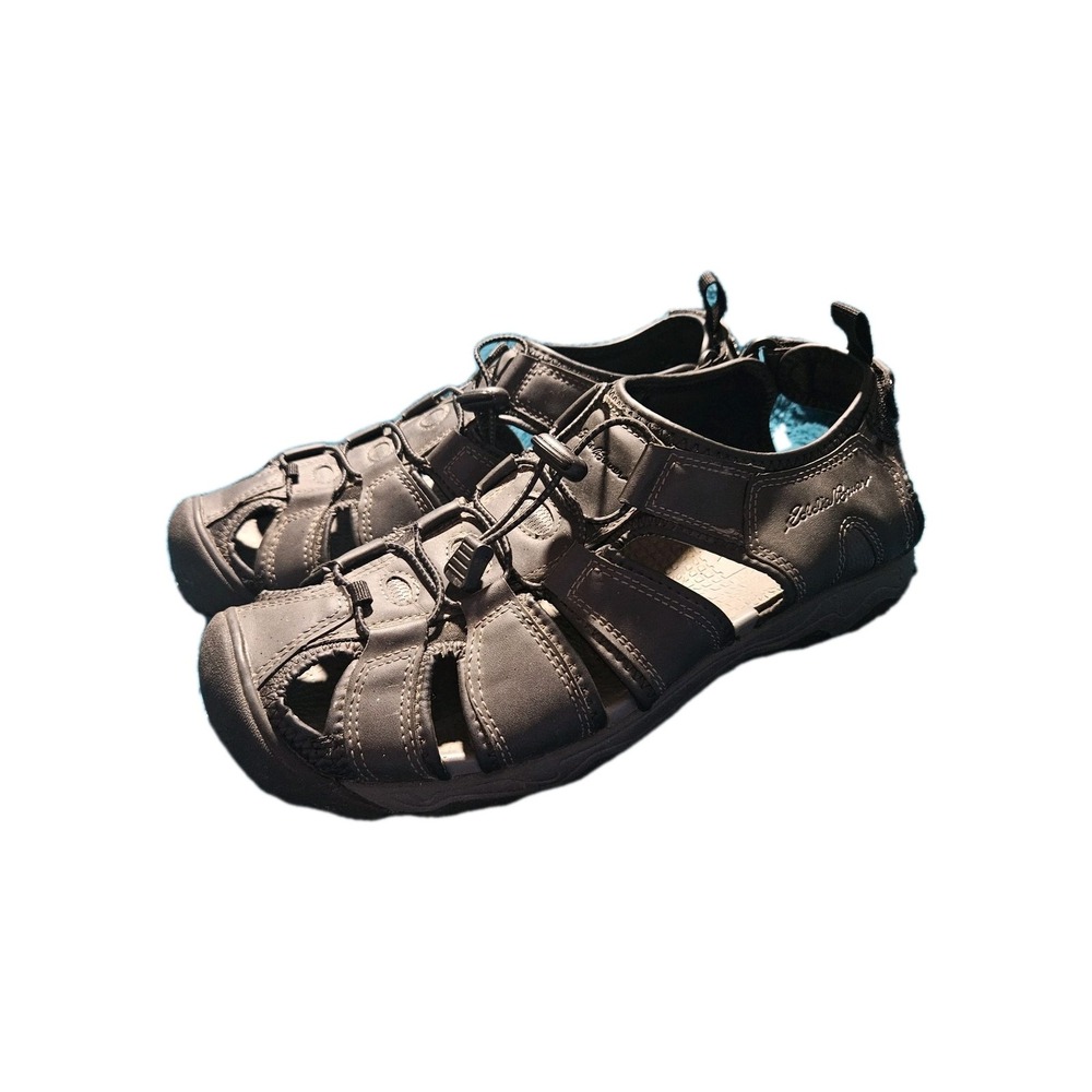 Eddie Bauer Men's Hiking Sandals Meridian Man Made Closed Toe Gray Size 11M